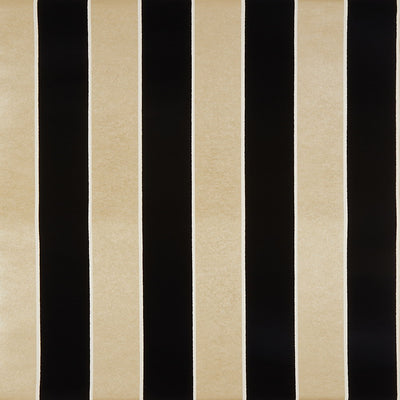 product image of Regency Stripe Gold/Black Flocked Wallpaper 52