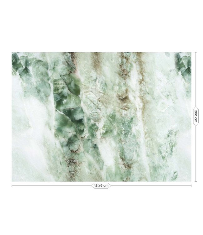 media image for Marble Green Wall Mural by KEK Amsterdam 249