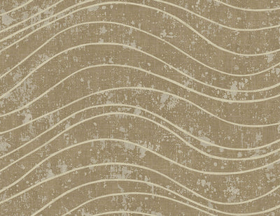 product image of Waves Effect Wallpaper in Brown & Beige 590