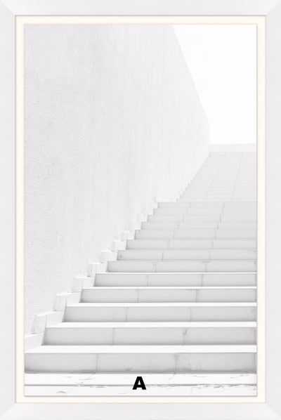 product image of White Washed Stairs Wall Art in Various Designs design by Lillian August 589