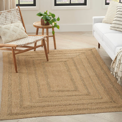 product image for Natural Seagrass Indoor Outdoor Handmade Natural Rug By Nourison Nsn 099446940186 9 48