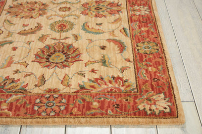 product image for living treasures ivory red rug by nourison nsn 099446670373 7 84