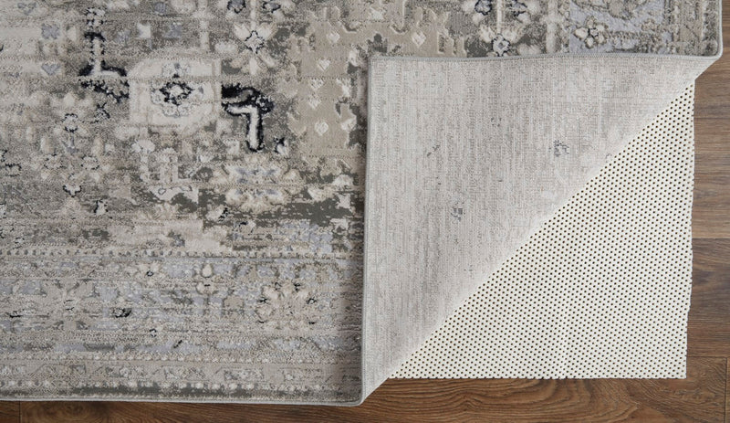 media image for Adana Distressed Ivory/Silver Gray Rug 5 254