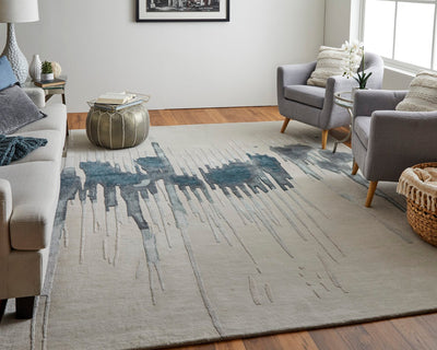 product image for ramiro abstract contemporary hand tufted blue multi rug by bd fine anyr8882blumlth00 8 31