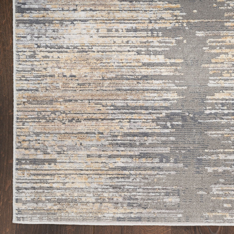 media image for Nourison Home Abstract Hues Grey Gold Modern Rug By Nourison Nsn 099446904553 6 26
