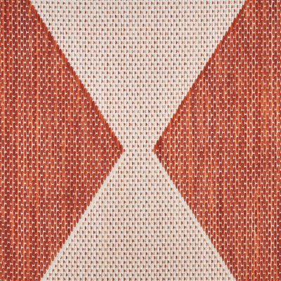 product image for Positano Indoor Outdoor Terracotta Geometric Rug By Nourison Nsn 099446938176 6 8