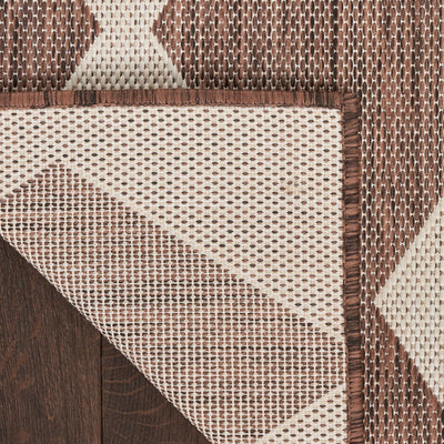 product image for Positano Indoor Outdoor Natural Geometric Rug By Nourison Nsn 099446938022 4 25