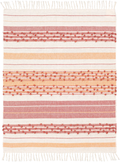 product image for Yemaya YMA-1000 Hand Woven Throw in Cream & Rose by Surya 74