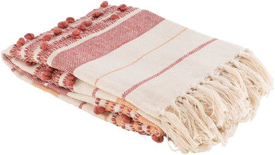 product image for Yemaya YMA-1000 Hand Woven Throw in Cream & Rose by Surya 86