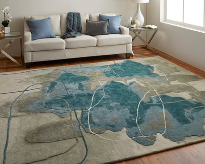 product image for ramiro abstract contemporary hand tufted blue green rug by bd fine anyr8885blugrnh00 9 7