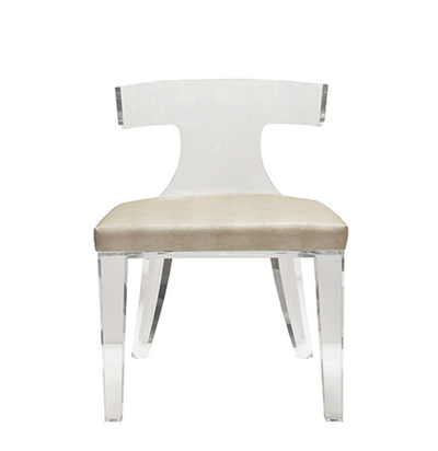 product image for acrylic klismos chair in various colors 2 90