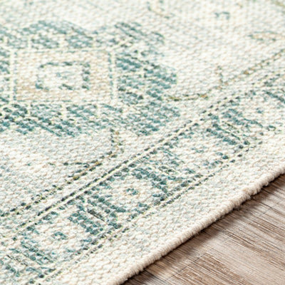 product image for Zainab Cotton Sage Rug Texture Image 89