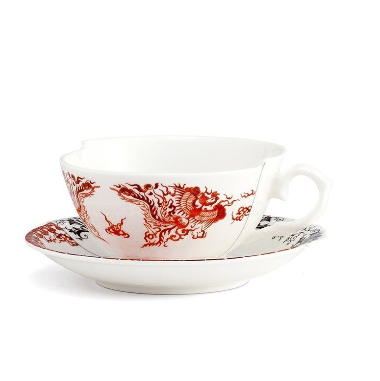 media image for Hybrid-Zora Porcelain Tea Cup w/ Saucer design by Seletti 220