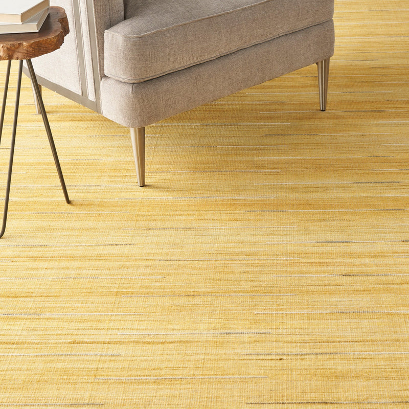media image for Nourison Home Interweave Yellow Modern Rug By Nourison Nsn 099446112941 9 218