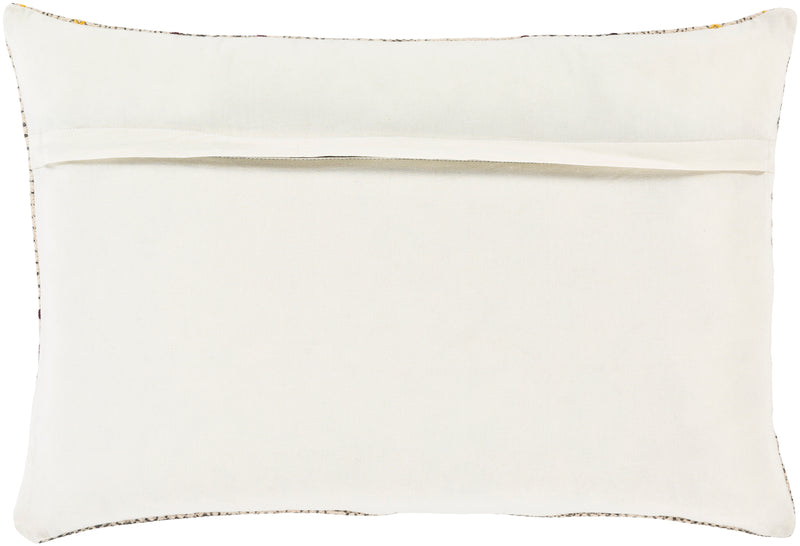 media image for Zoya ZYA-002 Hand Woven Lumbar Pillow in Cream by Surya 251