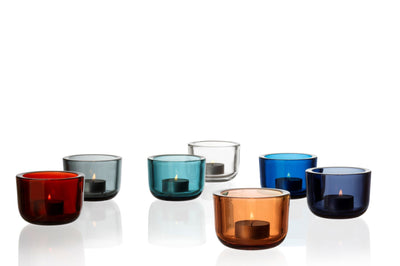 product image for valkea tealight candle holder in various colors design by harri koskinen for iittala 7 53