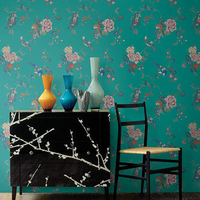 Watercolor Florals Collection by Mayflower Wallpaper for collection image 60