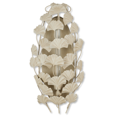 product image for Maidenhair Ivory Wall Sconce By Currey Company Cc 5000 0230 2 94