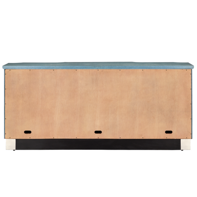 product image for Maya Blue Credenza By Currey Company Cc 3000 0281 4 73