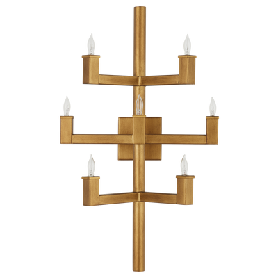 product image for Andre Brass Wall Sconce By Currey Company Cc 5000 0252 3 98