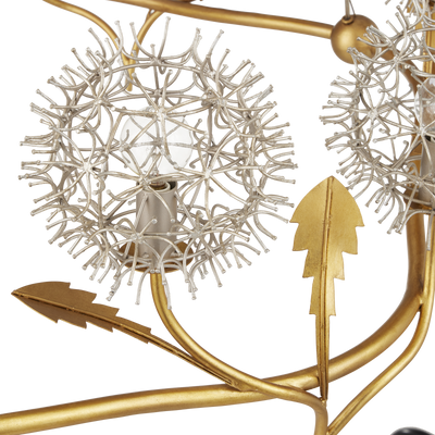product image for Dandelion Silver Gold Chandelier By Currey Company Cc 9000 1080 5 76