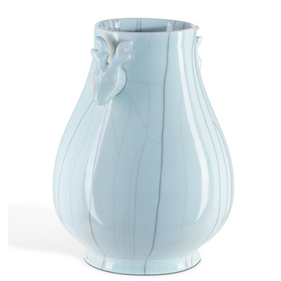 product image for Celadon Crackle Deer Heads Vase By Currey Company Cc 1200 0694 2 86