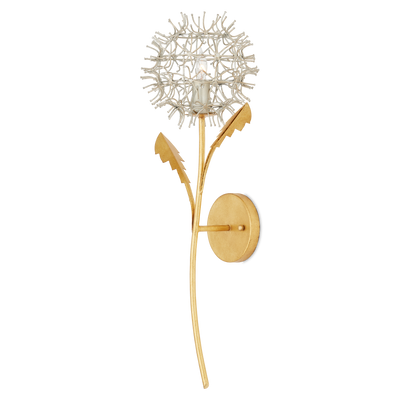 product image for Dandelion Silver Gold Wall Sconce By Currey Company Cc 5000 0250 1 22