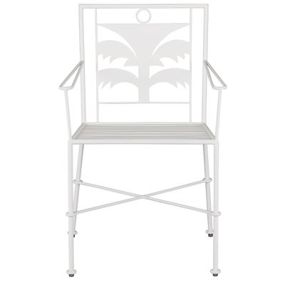 product image for Las Palmas White Armchair By Currey Company Cc 4000 0165 2 11