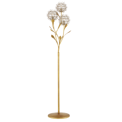 product image of Dandelion Silver Gold Floor Lamp By Currey Company Cc 8000 0137 1 565