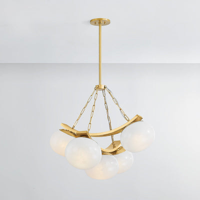 product image for Duxbury 5 Light Chandelier By Hudson Valley Lighting 2105 Agb 3 40