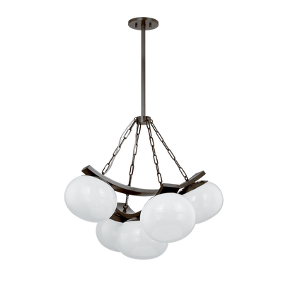 product image for Duxbury 5 Light Chandelier By Hudson Valley Lighting 2105 Agb 2 7