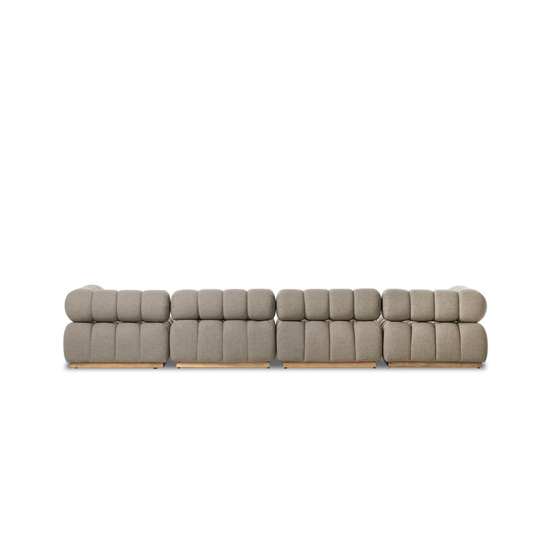 media image for Roma Outdoor 4 Piece Sectional w/ Ottoman 243