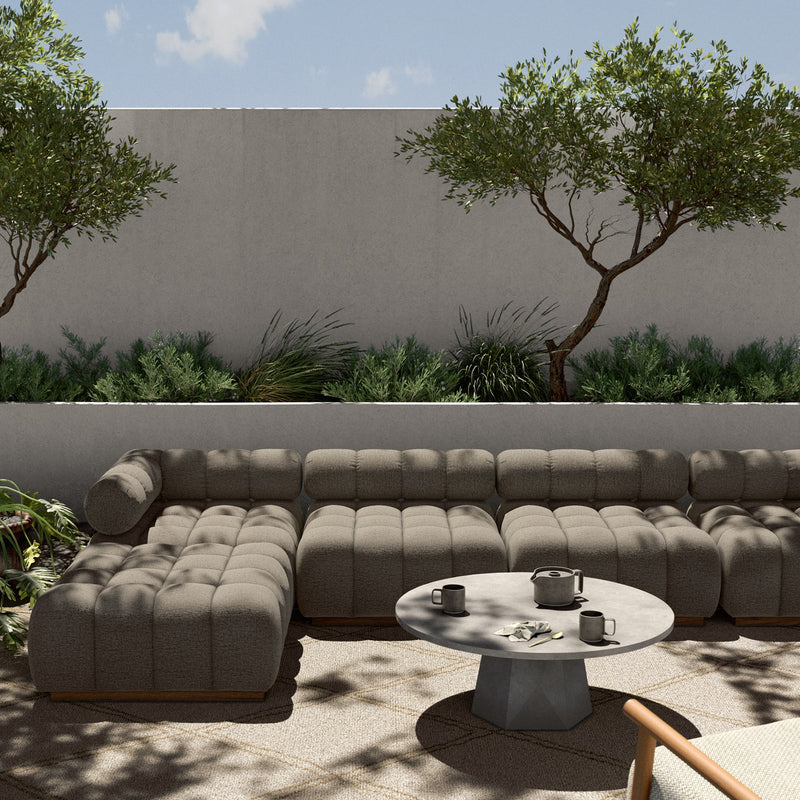 media image for Roma Outdoor 4 Piece Sectional w/ Ottoman 299