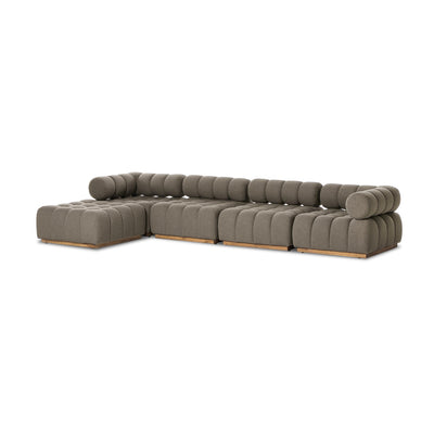 product image for Roma Outdoor 4 Piece Sectional w/ Ottoman 61