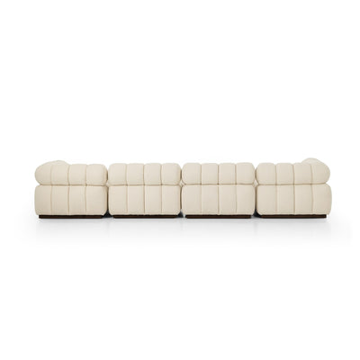 product image for Roma Outdoor 4 Piece Sectional w/ Ottoman 48