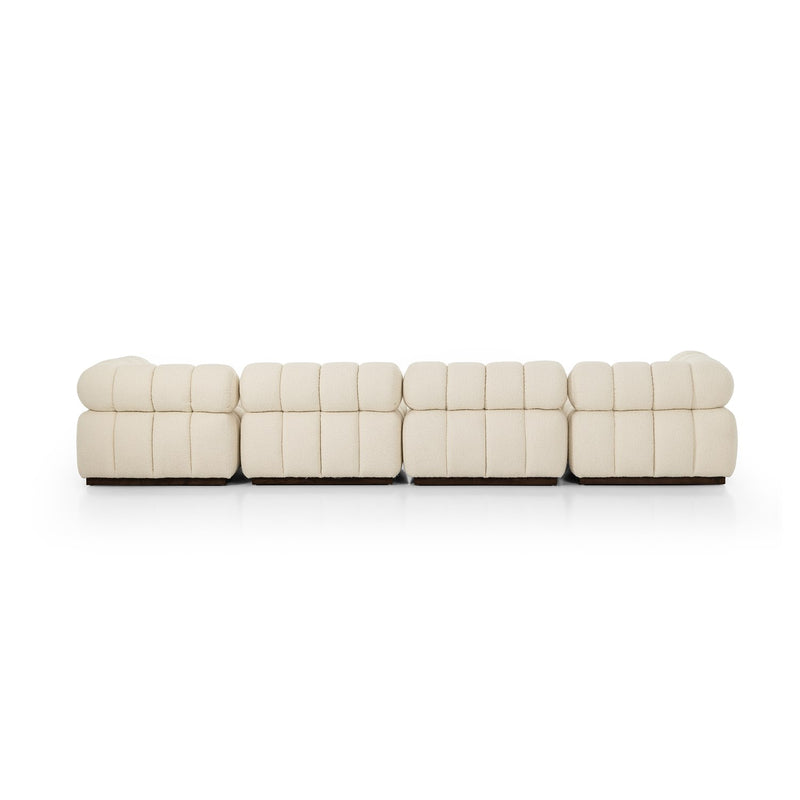 media image for Roma Outdoor 4 Piece Sectional w/ Ottoman 258