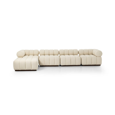 product image for Roma Outdoor 4 Piece Sectional w/ Ottoman 15