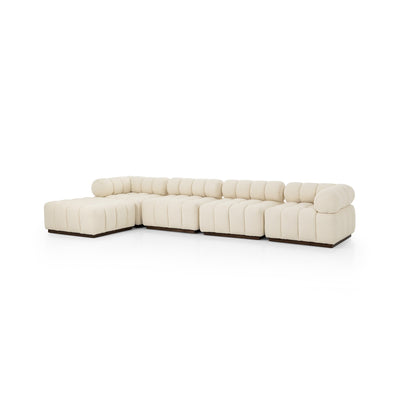 product image for Roma Outdoor 4 Piece Sectional w/ Ottoman 7