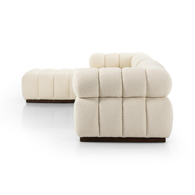 product image for Roma Outdoor 4 Piece Sectional w/ Ottoman 45