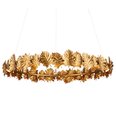 product image for English Oak Chandelier By Currey Company Cc 9000 1145 1 50