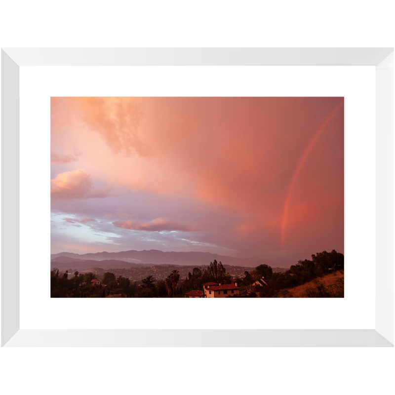 media image for Pink Rainbow Framed Print 220