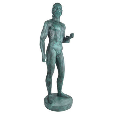 product image for Standing Greek Warrior Bronze By Currey Company Cc 1200 0717 2 46