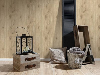 product image for Wood Deco Wallpaper in Beige 1