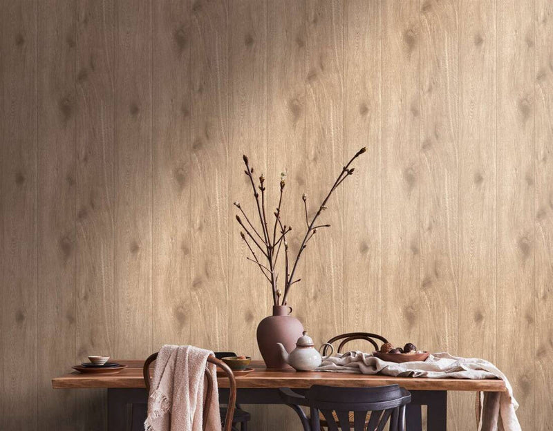 media image for Wood Deco Wallpaper in Beige 226