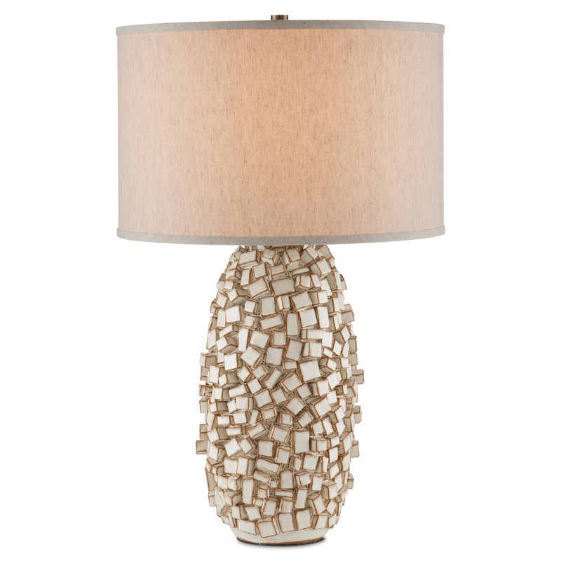 media image for Sugar Cube Ivory Table Lamp By Currey Company Cc 6000 0922 1 247