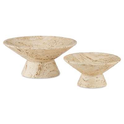 product image for Lubo Travertine Bowl By Currey Company Cc 1200 0811 9 50