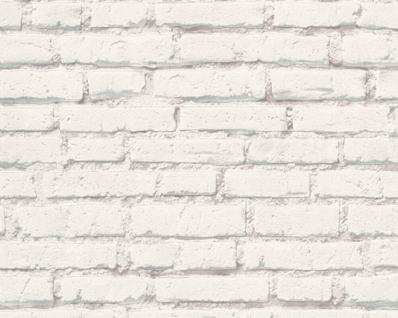 media image for Brick Stone Wallpaper in Grey/White 231