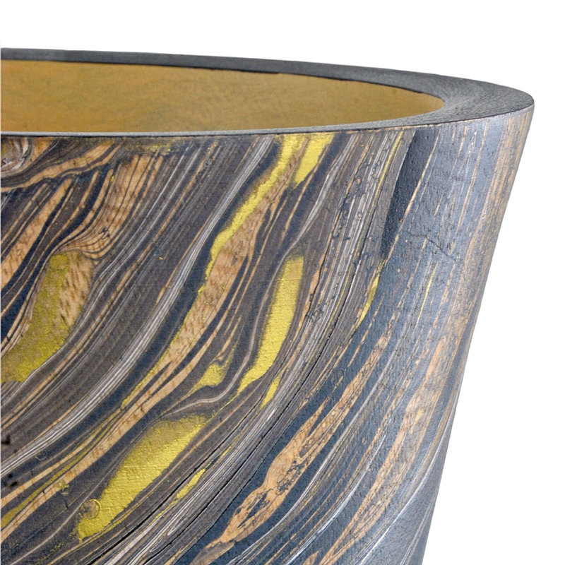 media image for Brown Marbleized Vase By Currey Company Cc 1200 0730 6 291