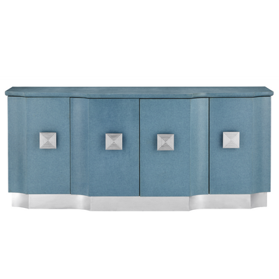 product image for Maya Blue Credenza By Currey Company Cc 3000 0281 2 80