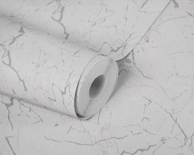 product image for Marble Structures Wallpaper in Grey/Metallic 7